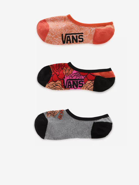 Vans Rose 3-pack Čarape