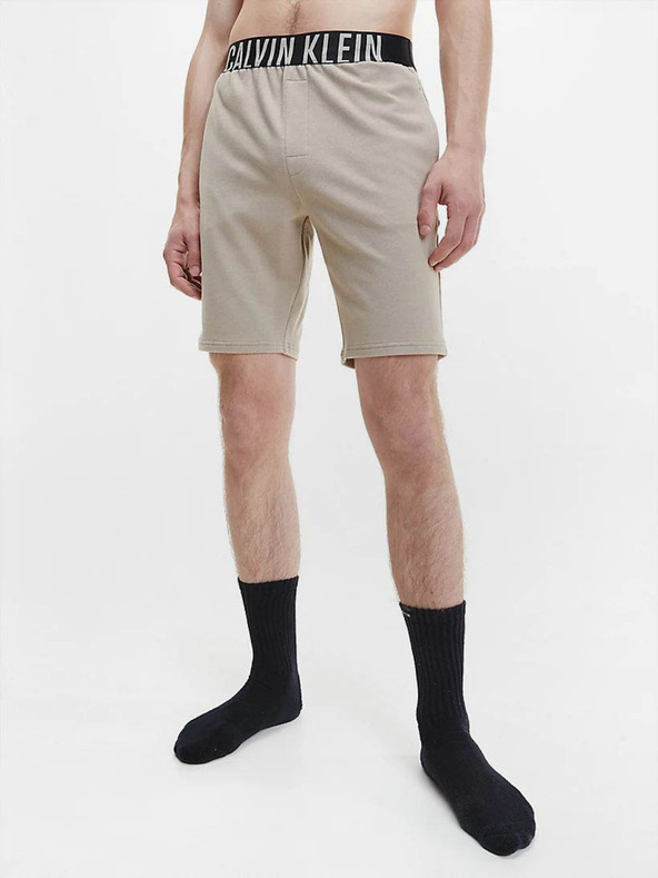 Calvin Klein Underwear	 Kratke hlače za spavanje bež