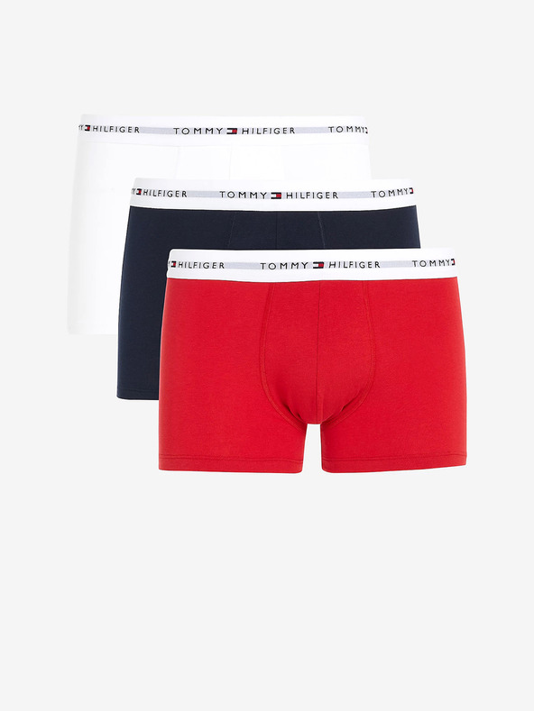 Tommy Hilfiger Underwear 3-pack Bokserice crvena