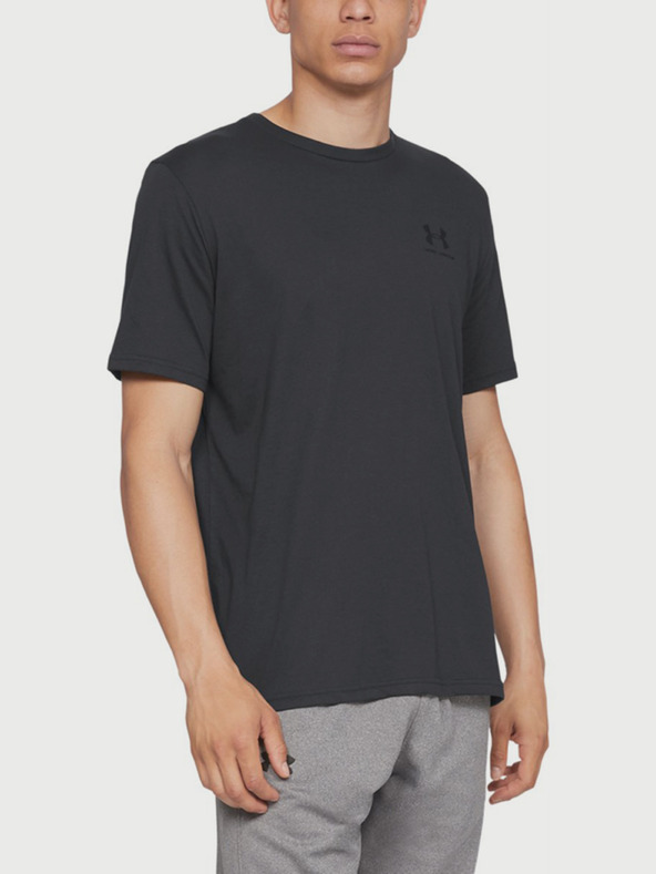 Under Armour Sportstyle Left Chest SS Majica crna