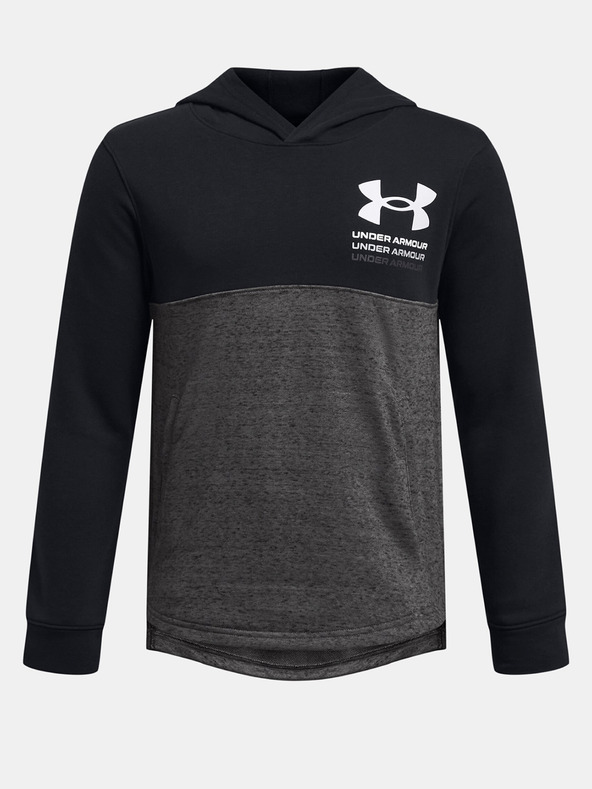 Under Armour UA Boys Rival Terry Hoodie Trenirka (gornji dio) dječja crna