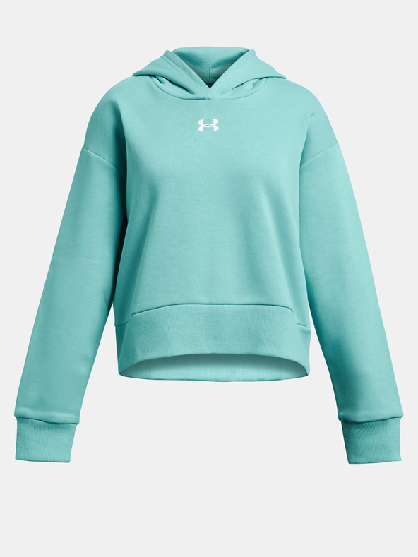 Under Armour UA Rival Fleece Crop Hoodie Trenirka (gornji dio) dječja plava