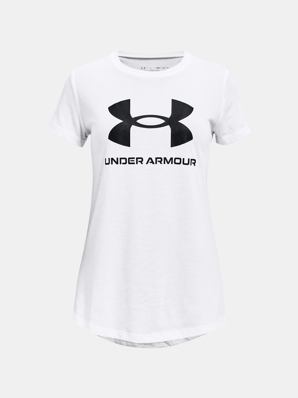 Under Armour UA Sportstyle Logo SS Majica dječja bijela