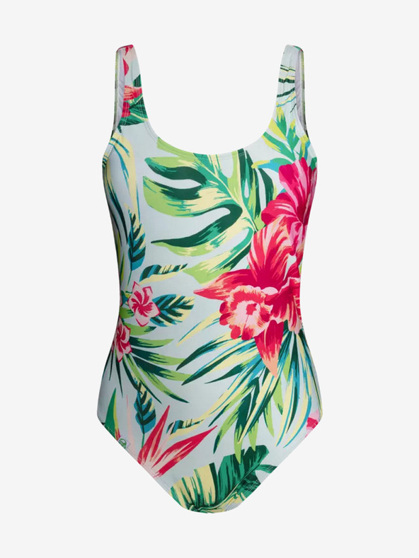 Dedoles Tropické květy Jednodijelni kupaći kostim zelena