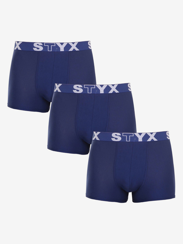 Styx 3-pack Bokserice plava