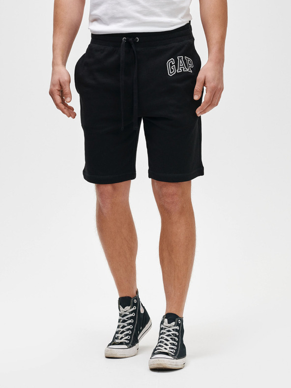 GAP Logo mini Kratke hlače crna