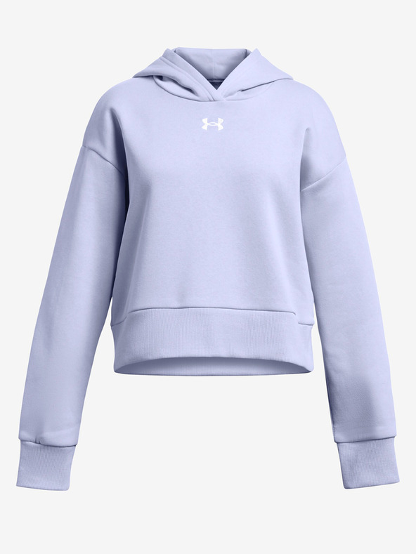 Under Armour UA Rival Fleece Crop Hoodie Trenirka (gornji dio) dječja ljubičasta