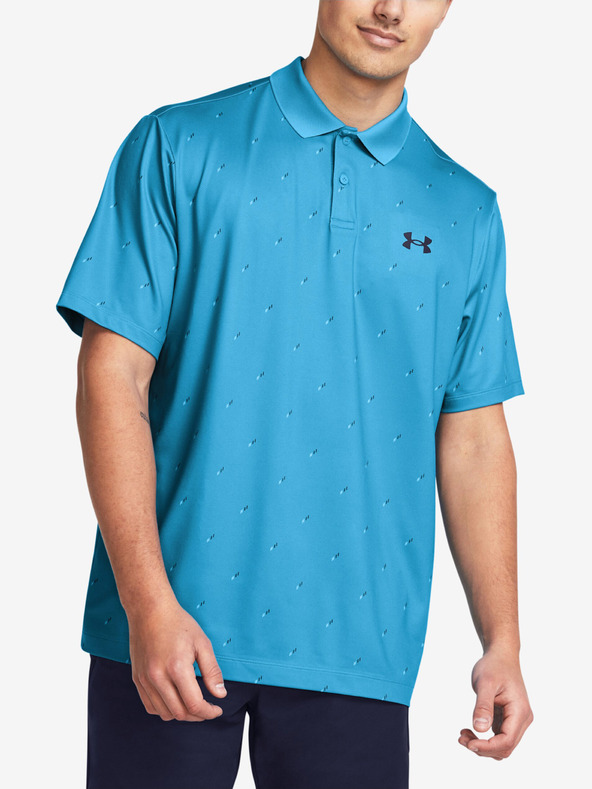 Under Armour UA Perf 3.0 Printed Polo majica plava