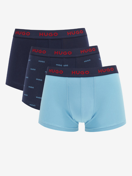 HUGO Triplet Design 3-pack Bokserice