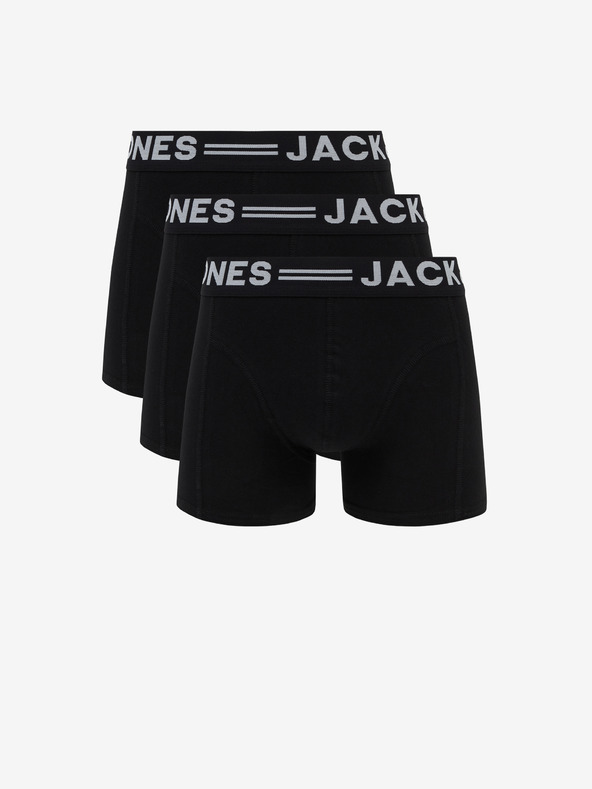 Jack & Jones Sense 3-pack Bokserice crna