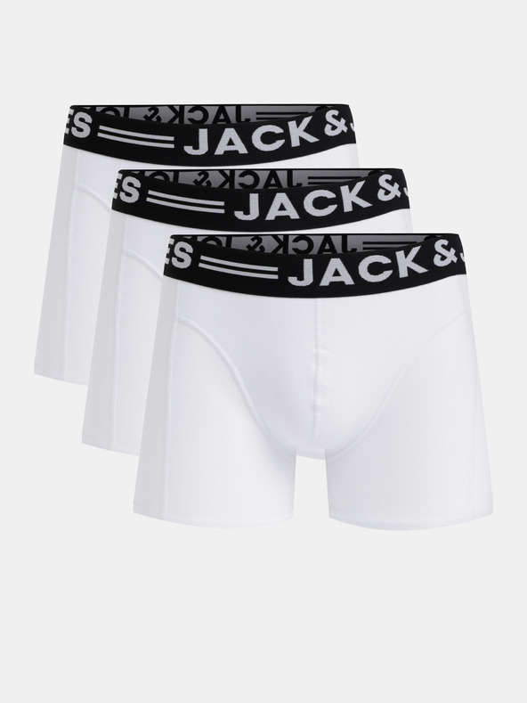 Jack & Jones Sense 3-pack Bokserice bijela
