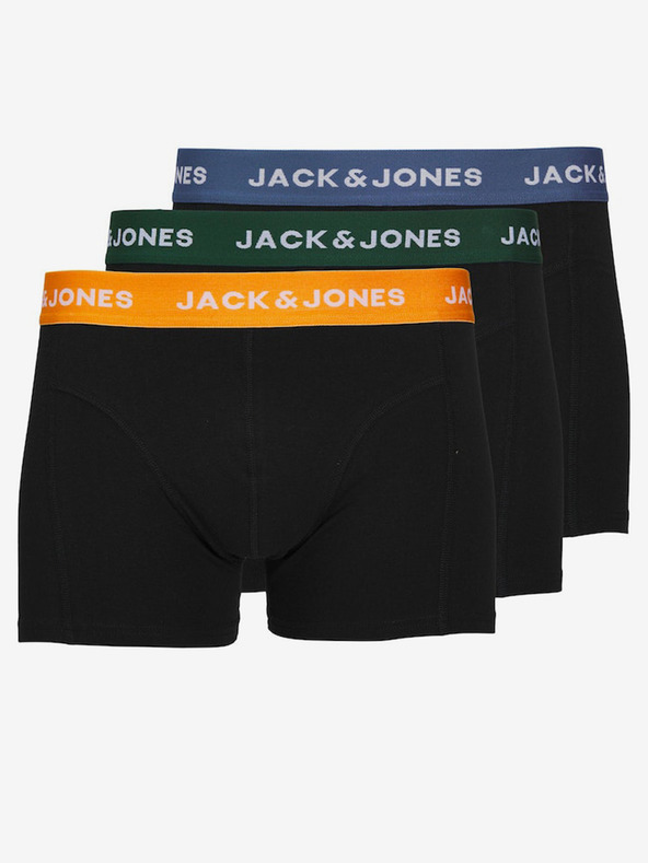 Jack & Jones 3-pack Bokserice crna