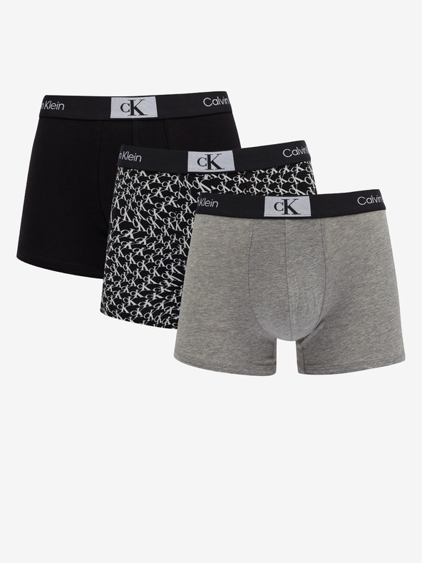Calvin Klein Underwear	 Trunk 3-pack Bokserice siva