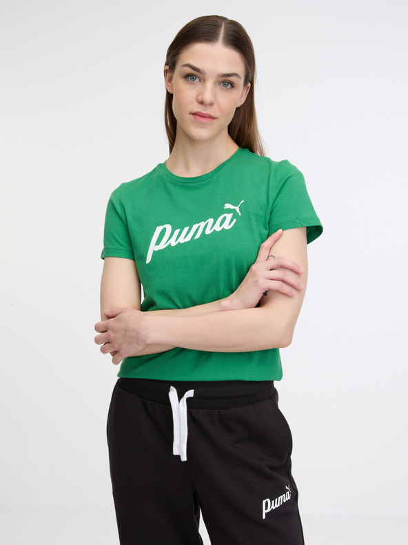 Puma ESS+ Script Majica zelena