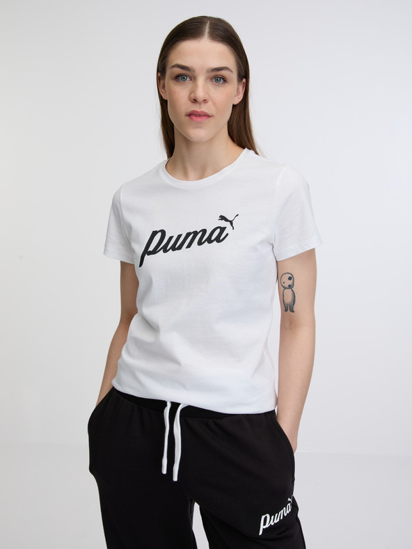 Puma ESS+ Script Majica bijela