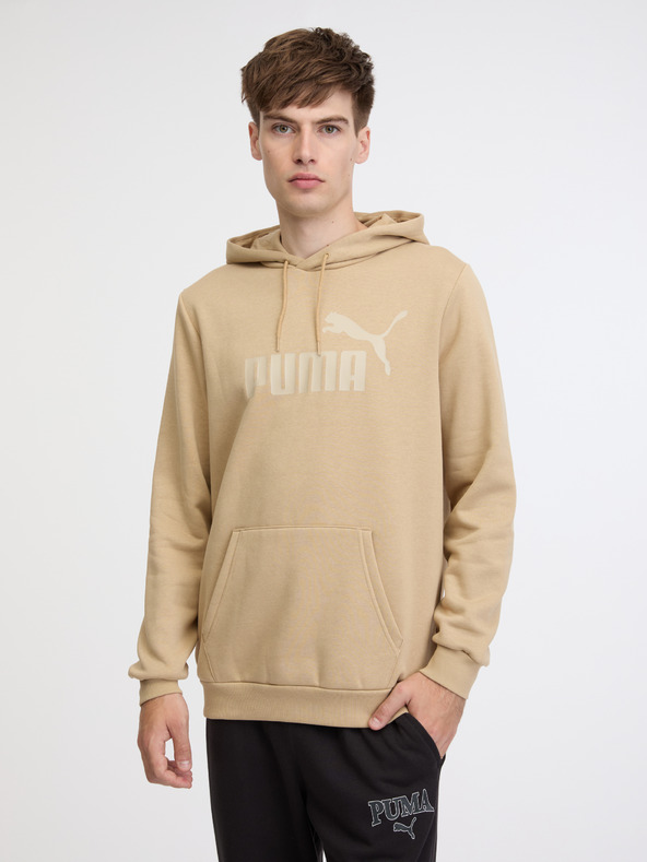 Puma ESS Big Logo Hoodie FL Majica dugih rukava bež