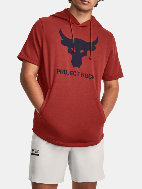 Under Armour Project Rock Terry SS HD Majica dugih rukava crvena