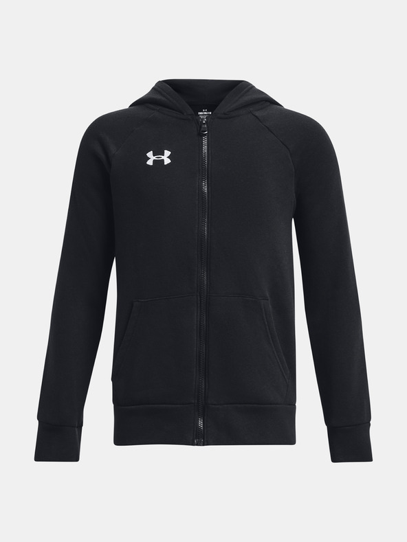 Under Armour UA Rival Fleece FZ Hoodie Trenirka (gornji dio) dječja crna