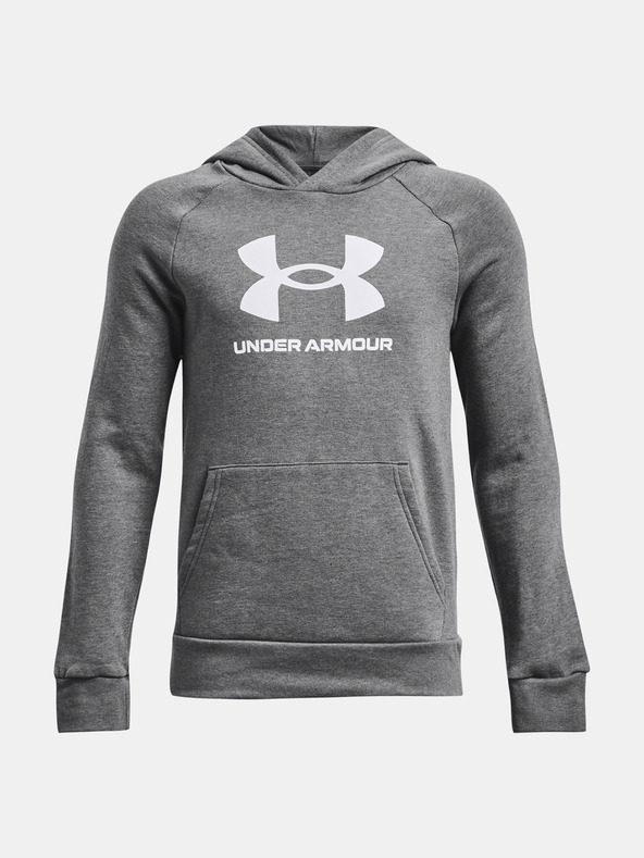 Under Armour UA Rival Fleece BL Hoodie Trenirka (gornji dio) dječja siva