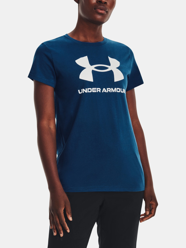 Under Armour UA W Sportstyle Logo SS Majica plava