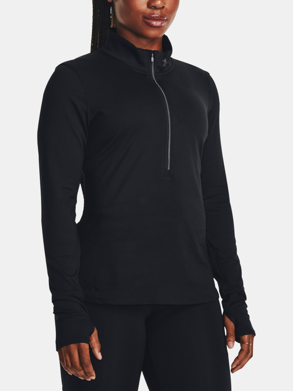 Under Armour UA Qualifier Run 1/2 Zip Majica crna