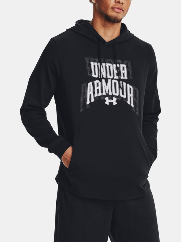 Under Armour UA Rival Terry Graphic HD Majica dugih rukava crna