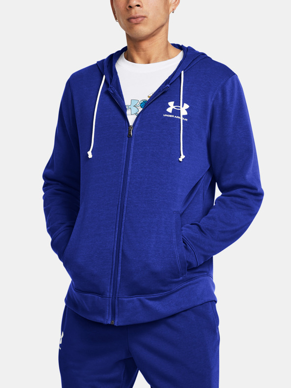 Under Armour UA Rival Terry LC FZ Majica dugih rukava plava