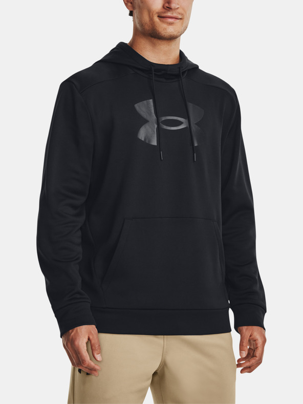 Under Armour UA Armour Fleece Big Logo HD Majica dugih rukava crna