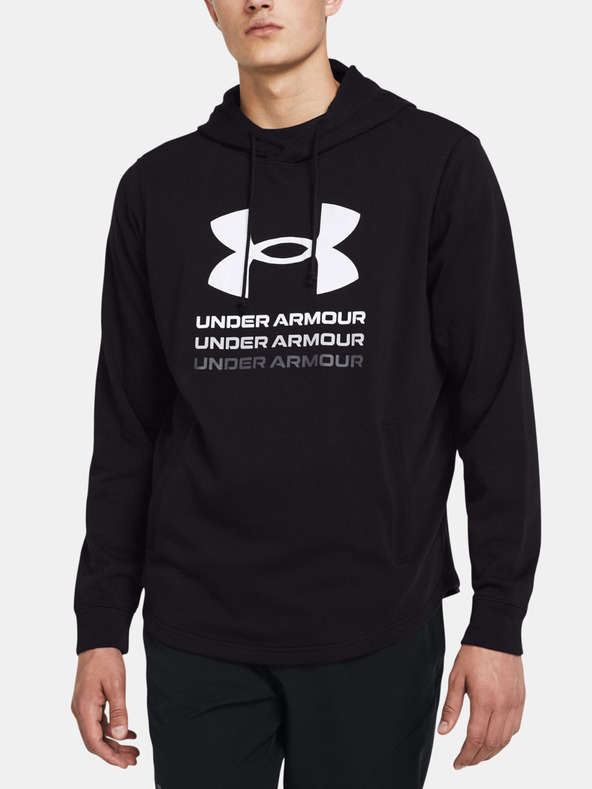 Under Armour UA Rival Terry Graphic Hood Majica dugih rukava crna