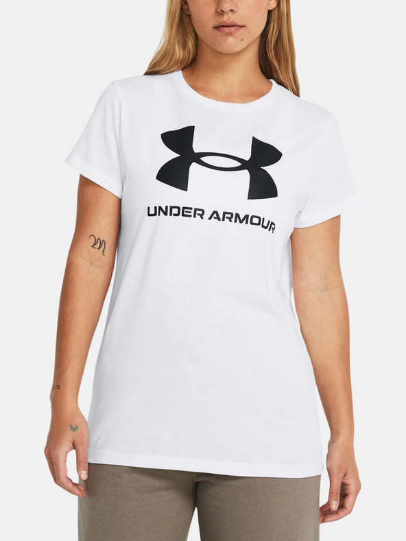 Under Armour UA W Sportstyle Logo SS Majica bijela