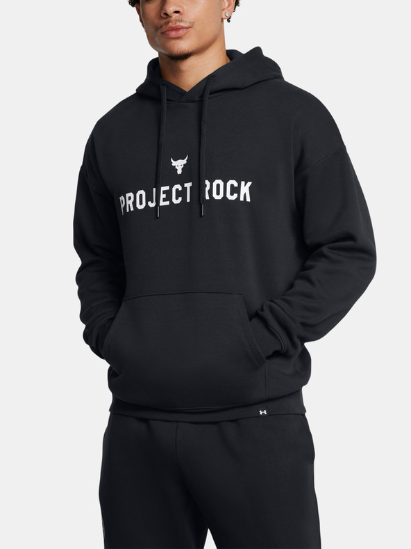 Under Armour Project Rock Icon Fleece Majica dugih rukava crna