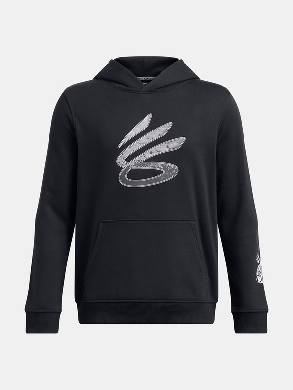 Under Armour Curry Boys Splash Hoodie Trenirka (gornji dio) dječja crna