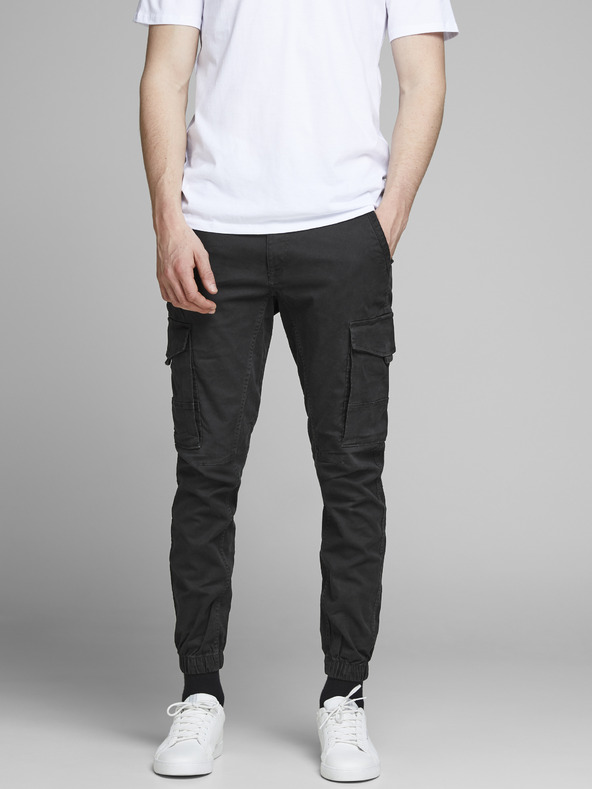 Jack & Jones Paul Hlače crna