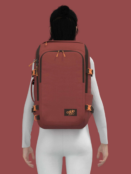 CabinZero Adv Pro 32L Sangria Red Ruksak