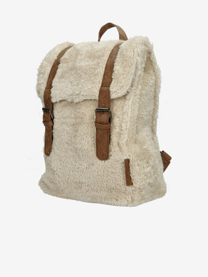 Enrico Benetti Teddy Tablet Backpack Off-White Ruksak