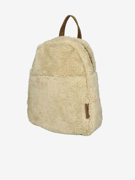 Enrico Benetti Teddy Backpack Off-White Ruksak