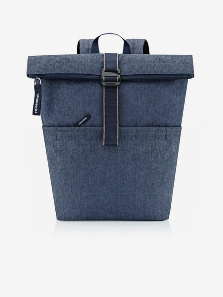 Reisenthel Rolltop Herringbone Dark Blue Ruksak