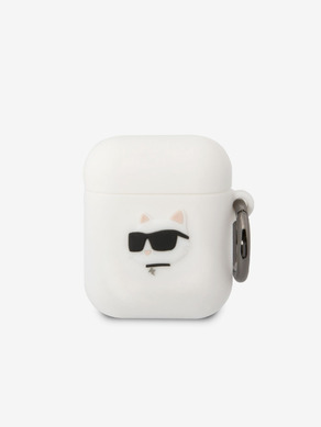 Karl Lagerfeld Airpods 1/2 White Etui