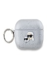 Karl Lagerfeld AirPods Pro 2 Silver Etui