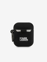 Karl Lagerfeld AirPods 1/2 Black Etui