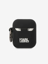 Karl Lagerfeld AirPods 1/2 Black Etui