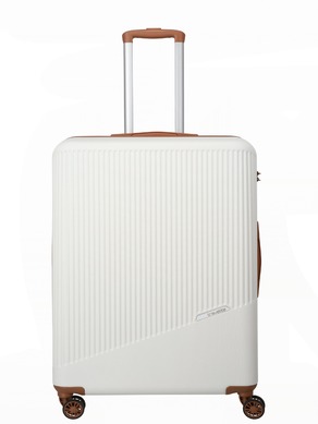 Travelite Bali L White/Cognac Kofer