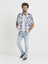 Celio Celio Vatye plavo-bijela batik košulja za muškarce