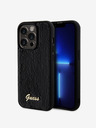 Guess Sequin Script Logo Zadní Kryt pro iPhone 14 Pro Max Black Etui za telefon