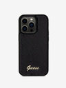 Guess Sequin Script Logo Zadní Kryt pro iPhone 14 Pro Max Black Etui za telefon