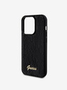 Guess Sequin Script Logo Zadní Kryt pro iPhone 14 Pro Max Black Etui za telefon