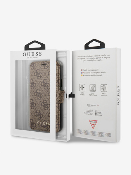 Guess 4G Book iPhone 11 Brown Etui