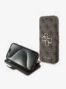 Guess PU Leather 4G Metal Logo Book iPhone 15 Pro Max Brown Etui