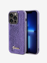 Guess Sequin Script Logo Zadní Kryt pro iPhone 15 Pro Max Purple Etui za telefon