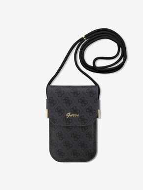 Guess PU 4G Metal Logo Script Black Etui za telefon